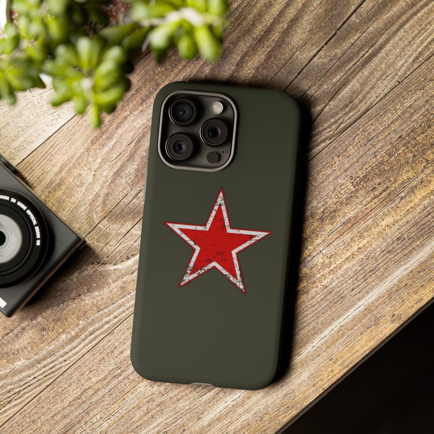 Red star, estuche para celular