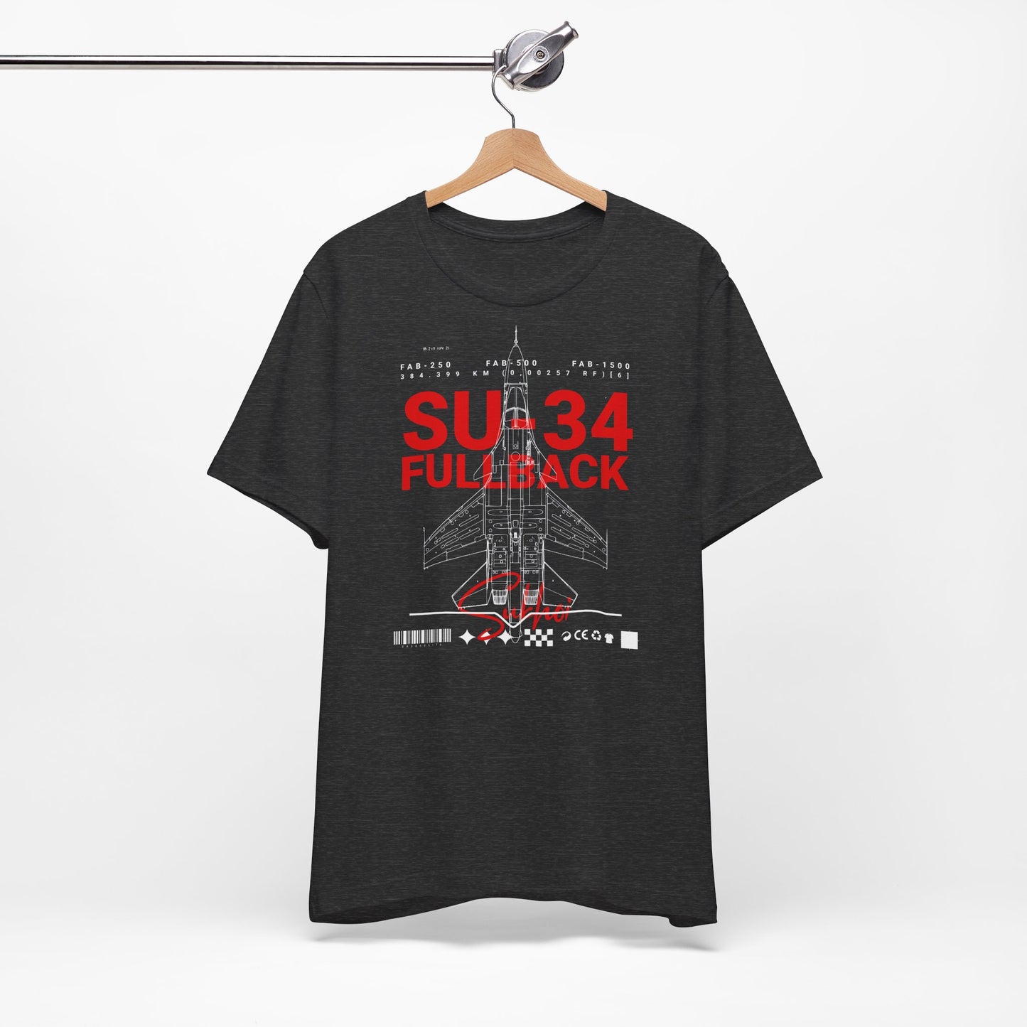 SU-34, Camisetas de fútbol unisex con pantalones cortos