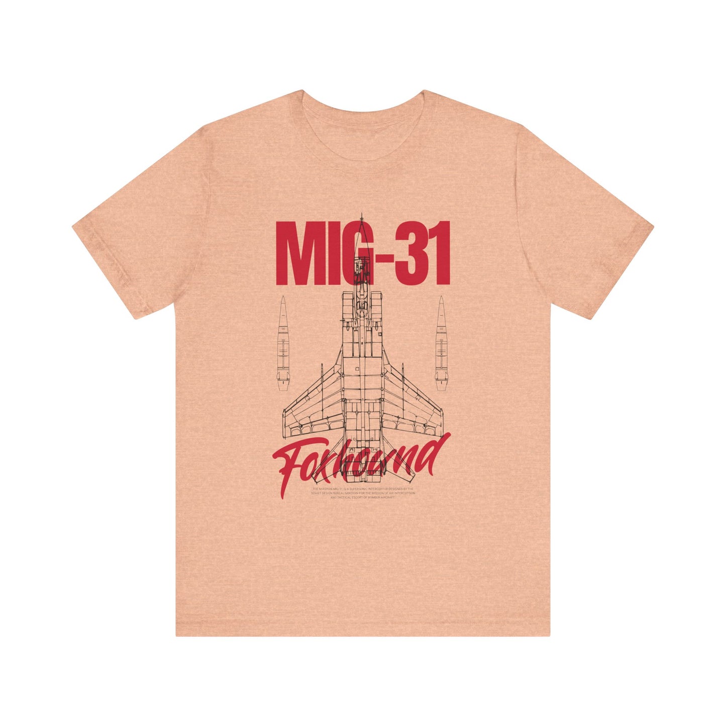 MIG-31, Camiseta de manga corta unisex de jersey