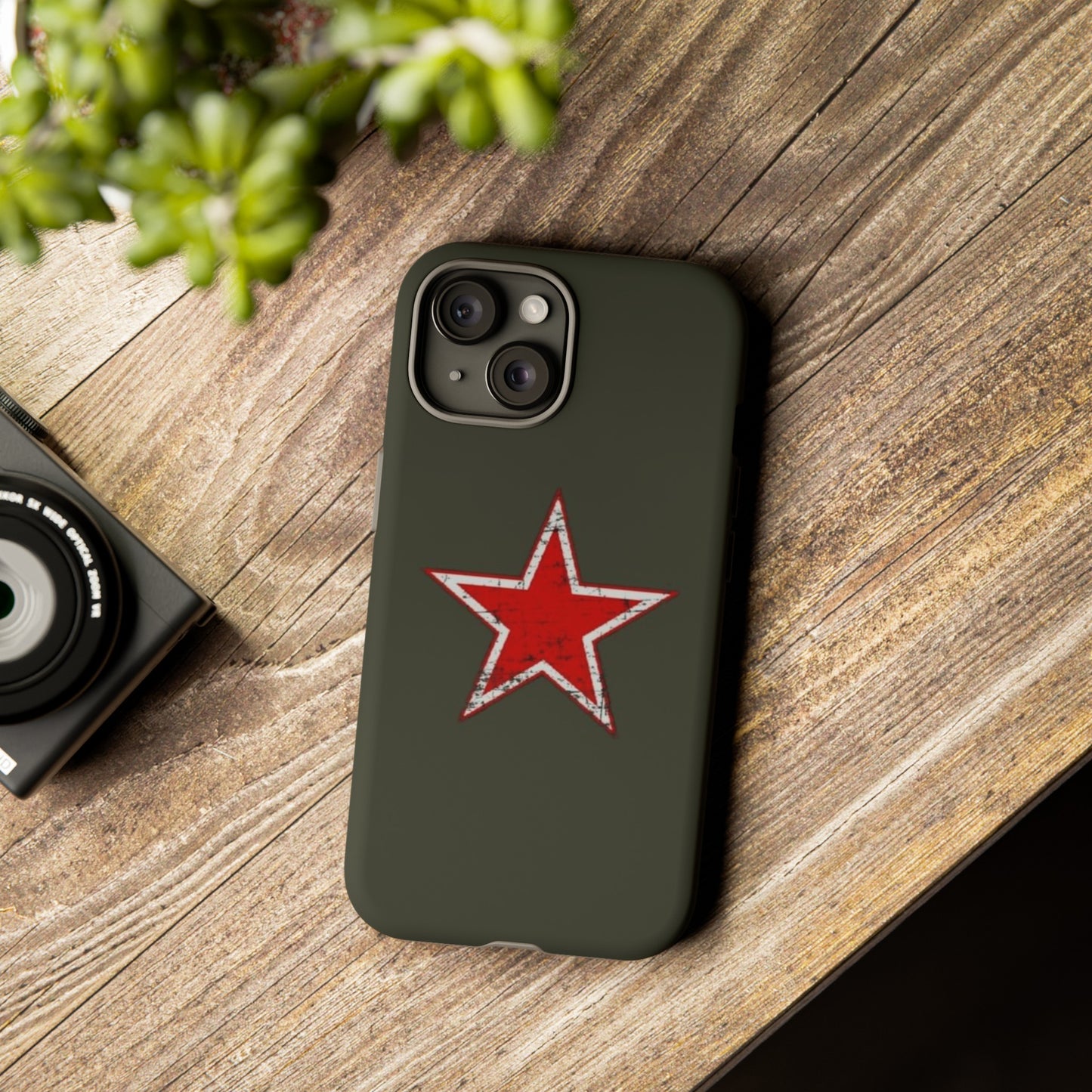 Red star, estuche para celular