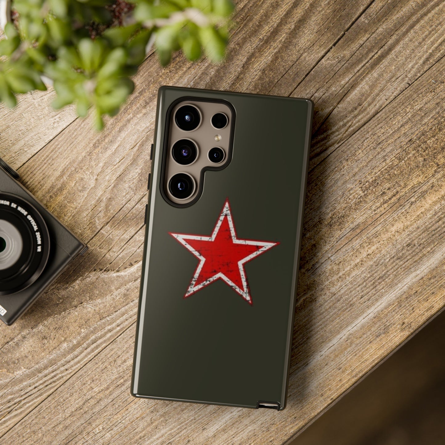 Red star, estuche para celular