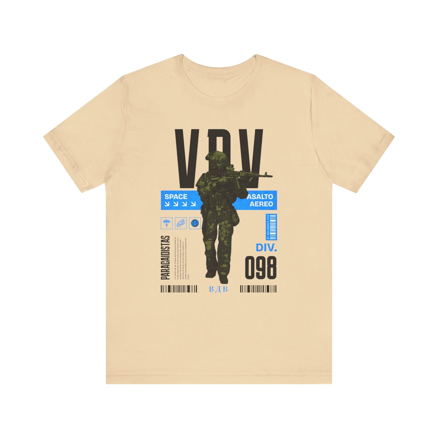 VDV 98th, Camiseta de manga corta de punto unisex