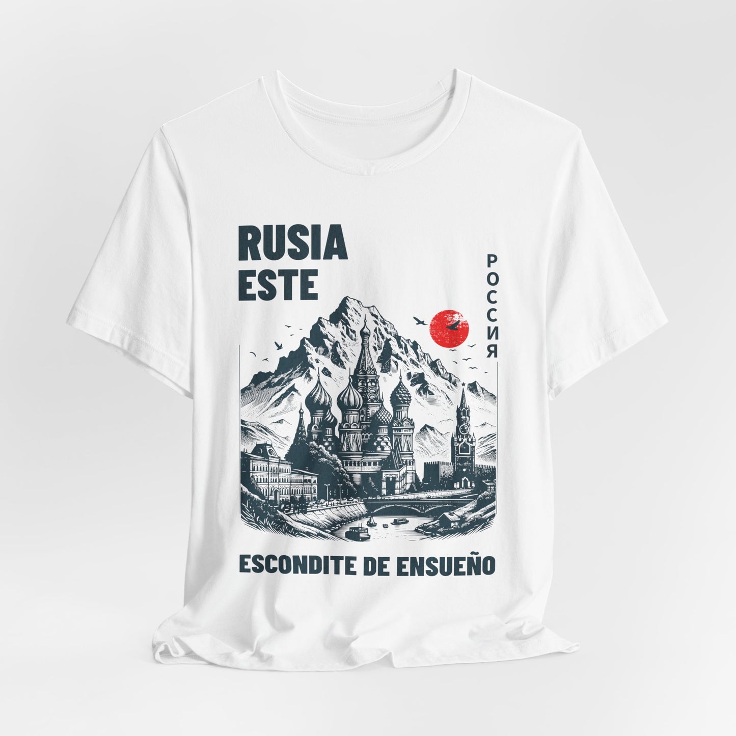 Rusia en el este, Camiseta de manga corta de punto unisex