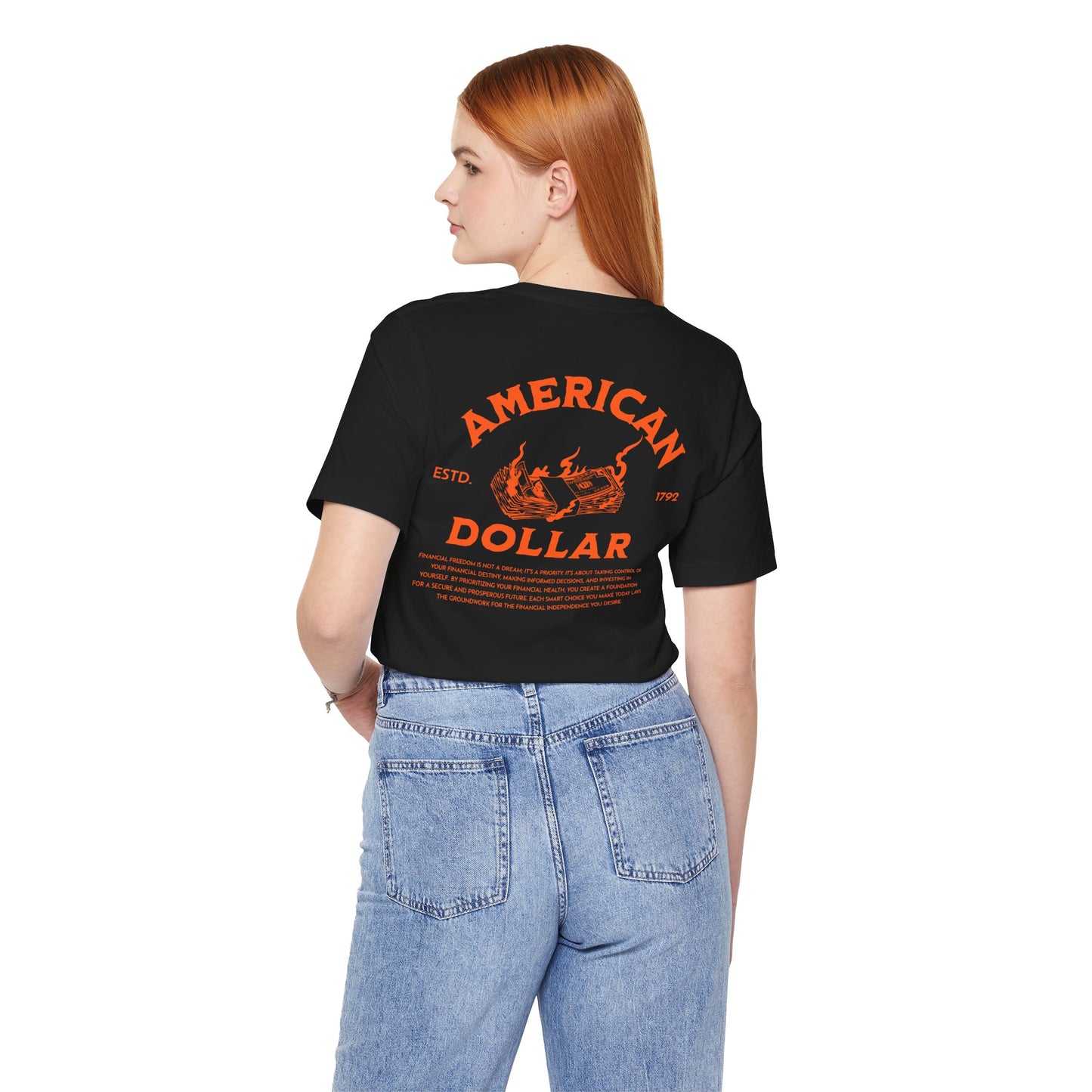 Dollar Burn, Camiseta de manga corta unisex de jersey