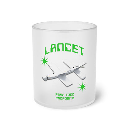 Lancet, Taza de vidrio esmerilado