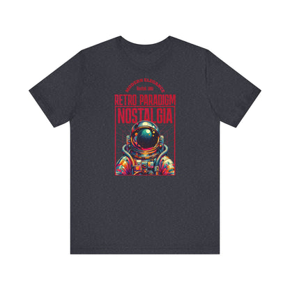 Retro Space, Camiseta de manga corta unisex de jersey