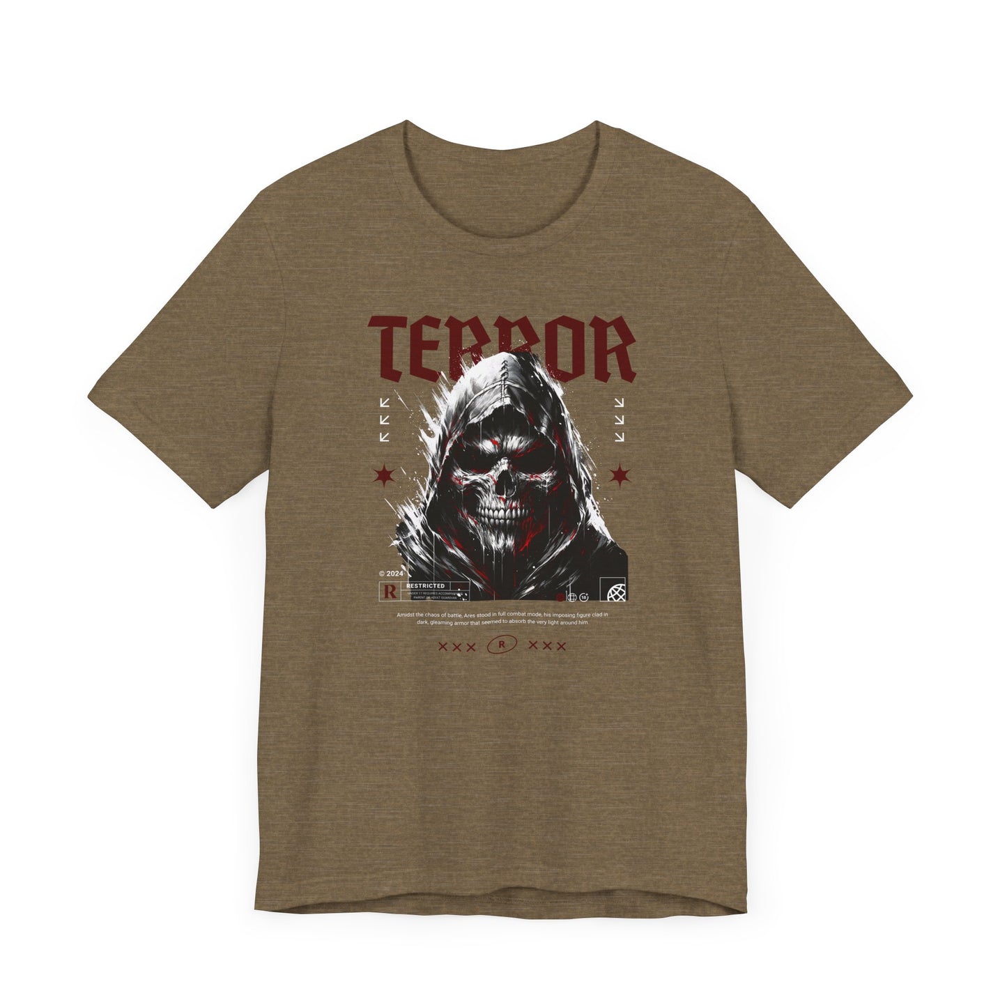 Terror, Camiseta de manga corta