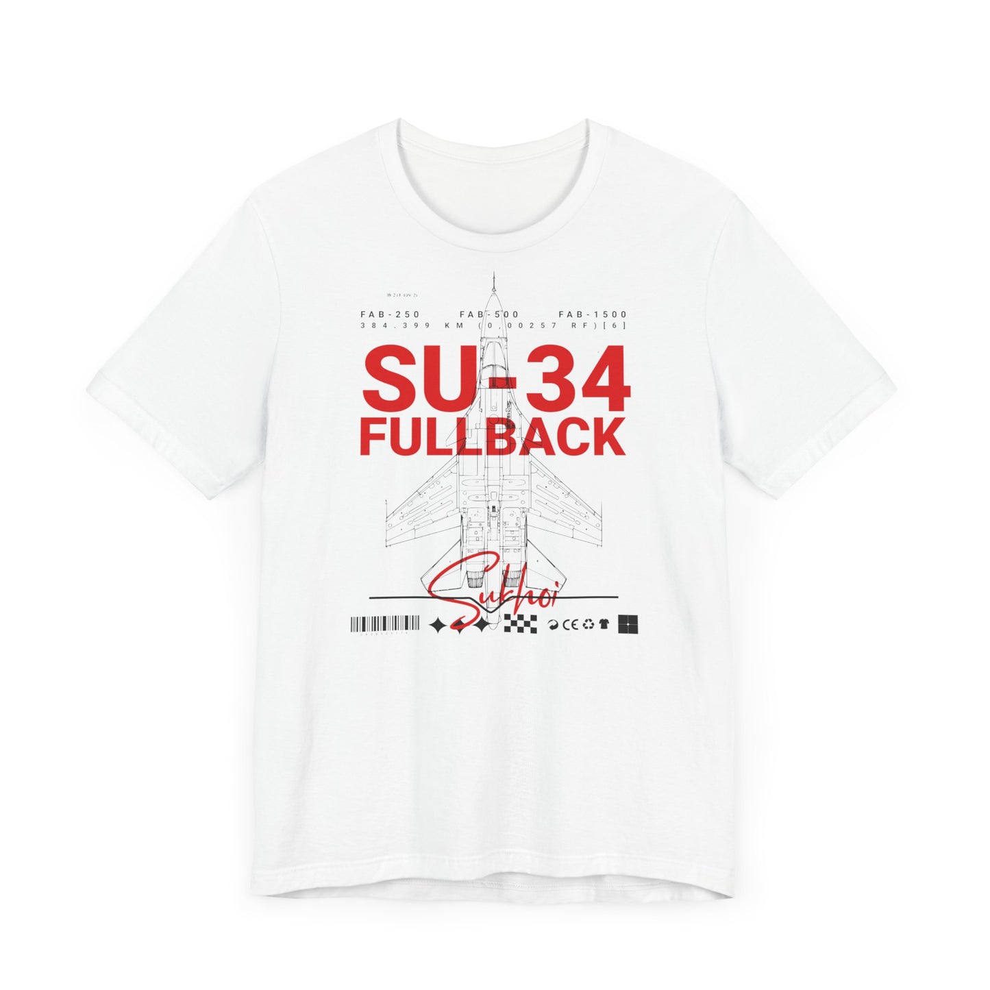 SU-34, Camisetas de fútbol unisex con pantalones cortos