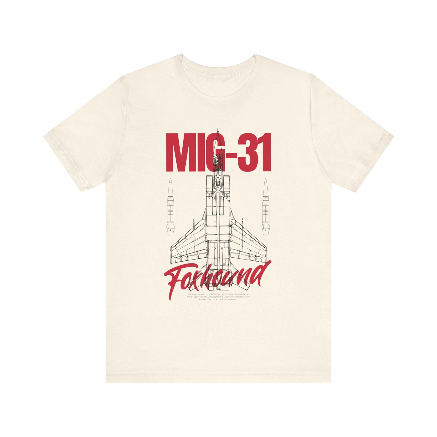 MIG-31, Camiseta de manga corta unisex de jersey