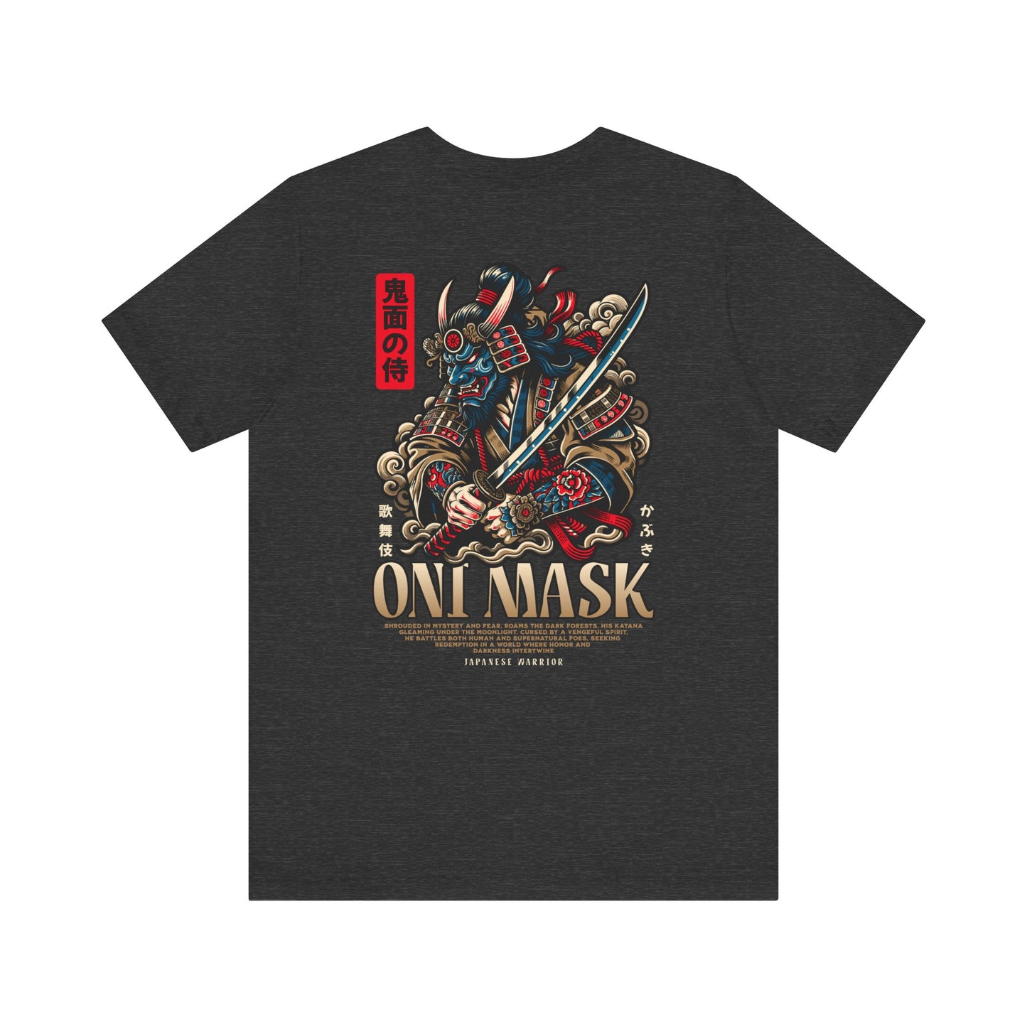 Oni Mask, Camiseta de manga corta unisex de jersey