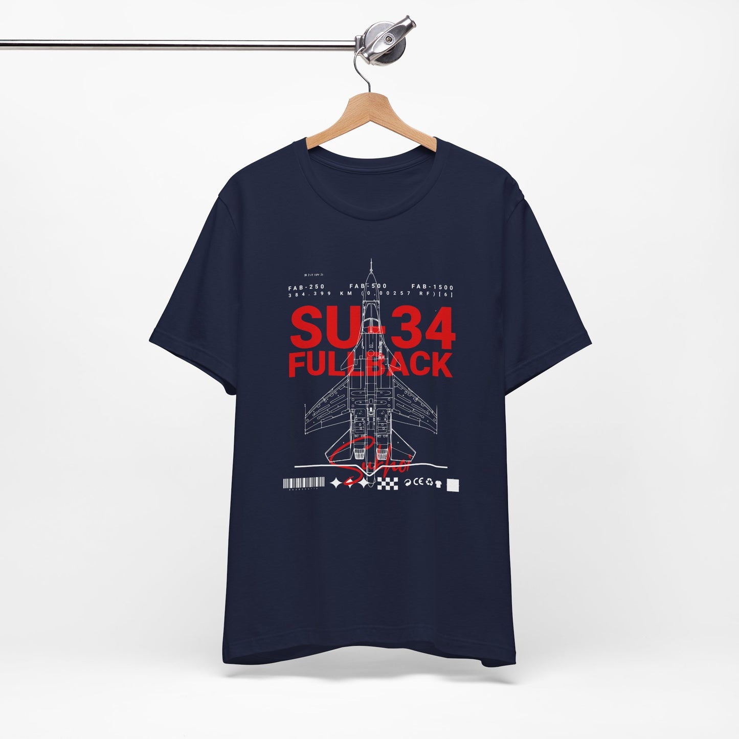 SU-34, Camisetas de fútbol unisex con pantalones cortos