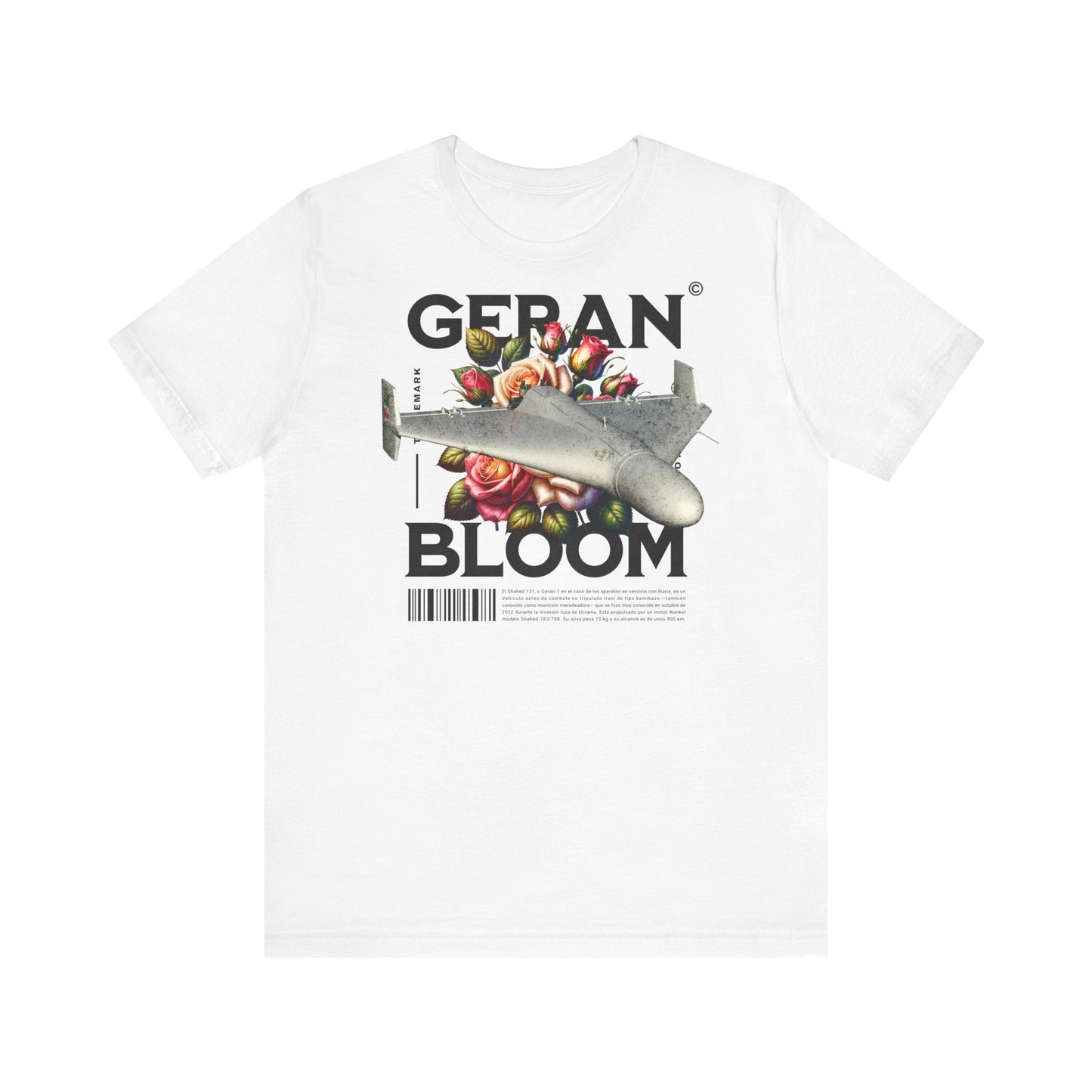 Dron Geran, Camiseta de manga corta de punto unisex