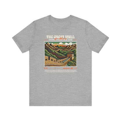 Muralla china, Camiseta de manga corta unisex de jersey