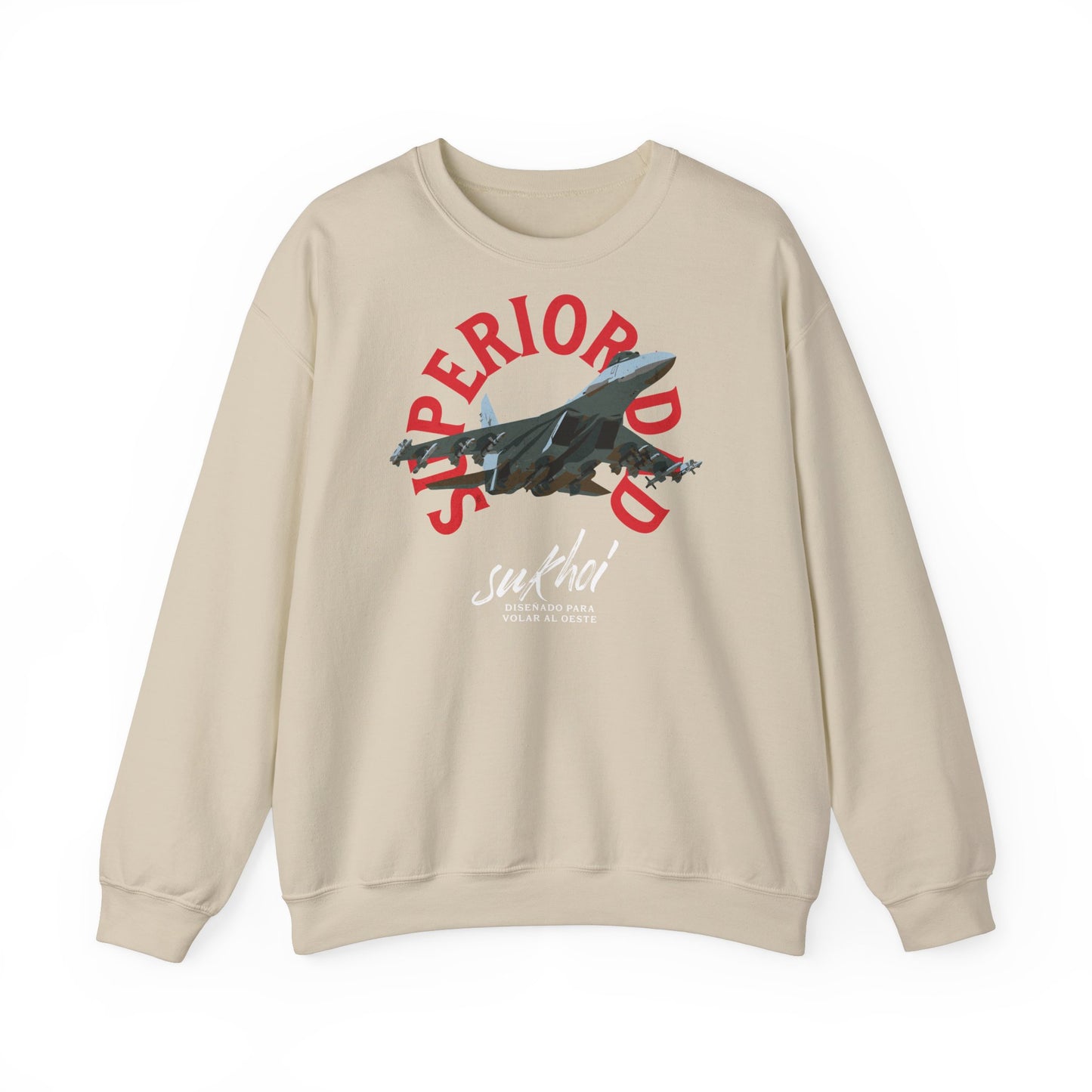 Sukhoi, sudadera unisex con cuello redondo