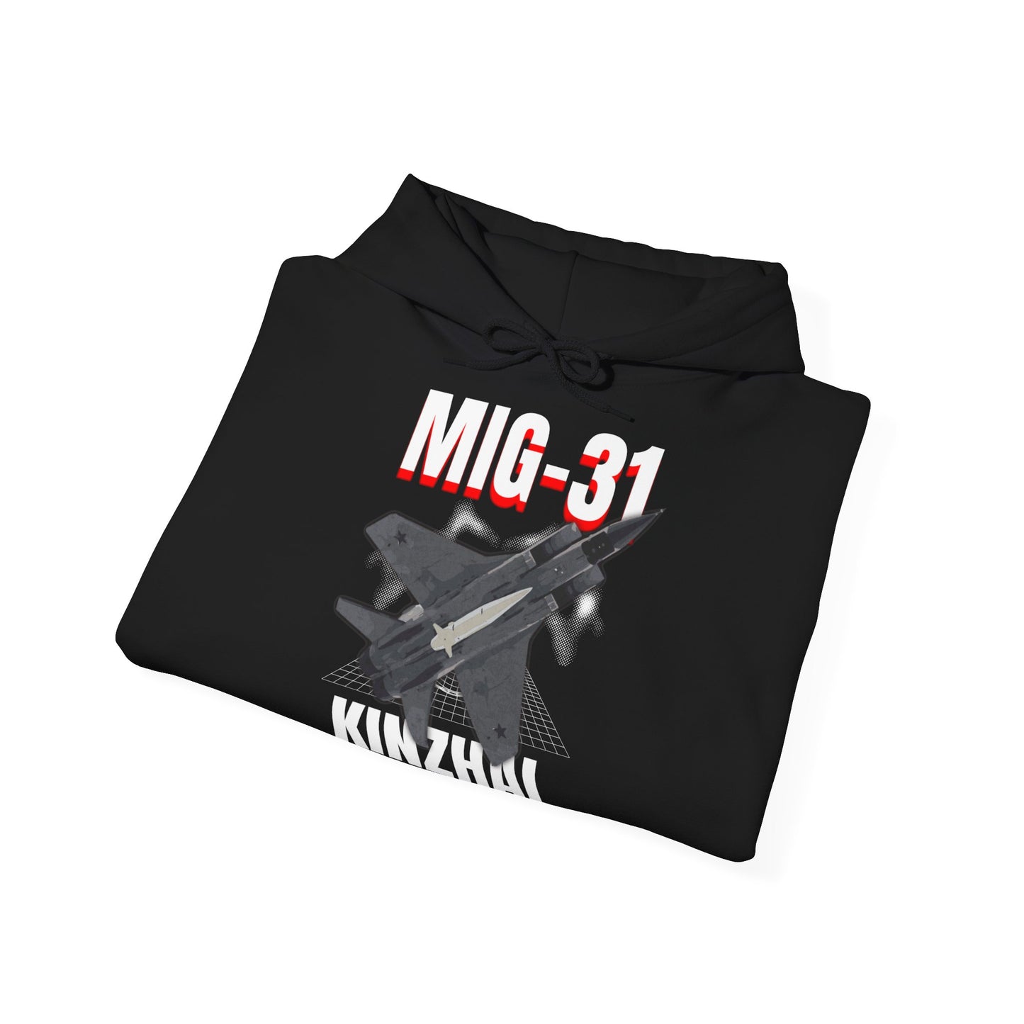 MIG-31 Armado con misil kinzhal, Sudadera con capucha unisex Heavy Blend™