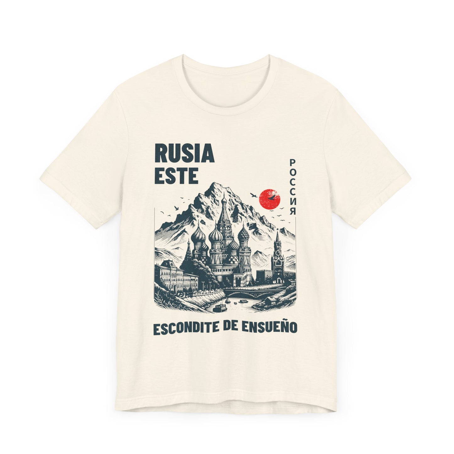 Rusia en el este, Camiseta de manga corta de punto unisex