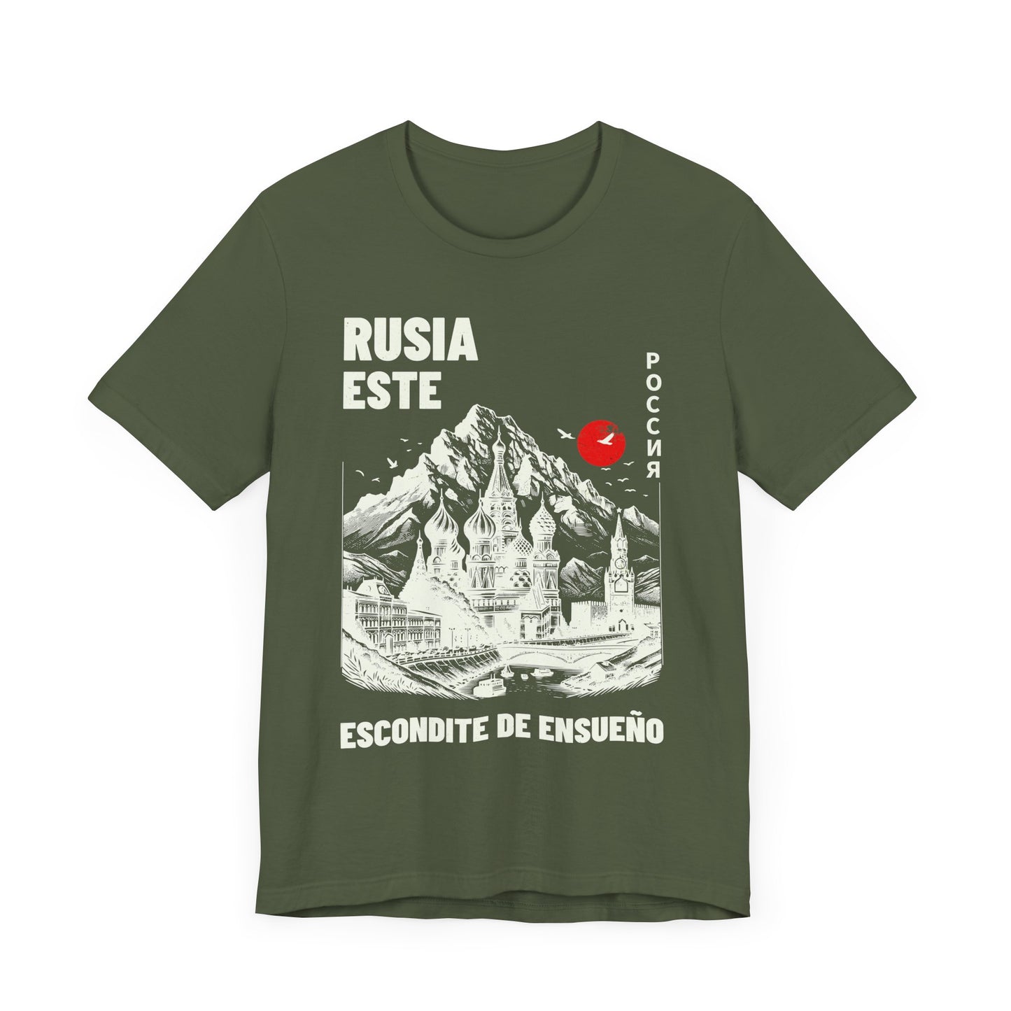 Rusia en el este, Camiseta de manga corta de punto unisex