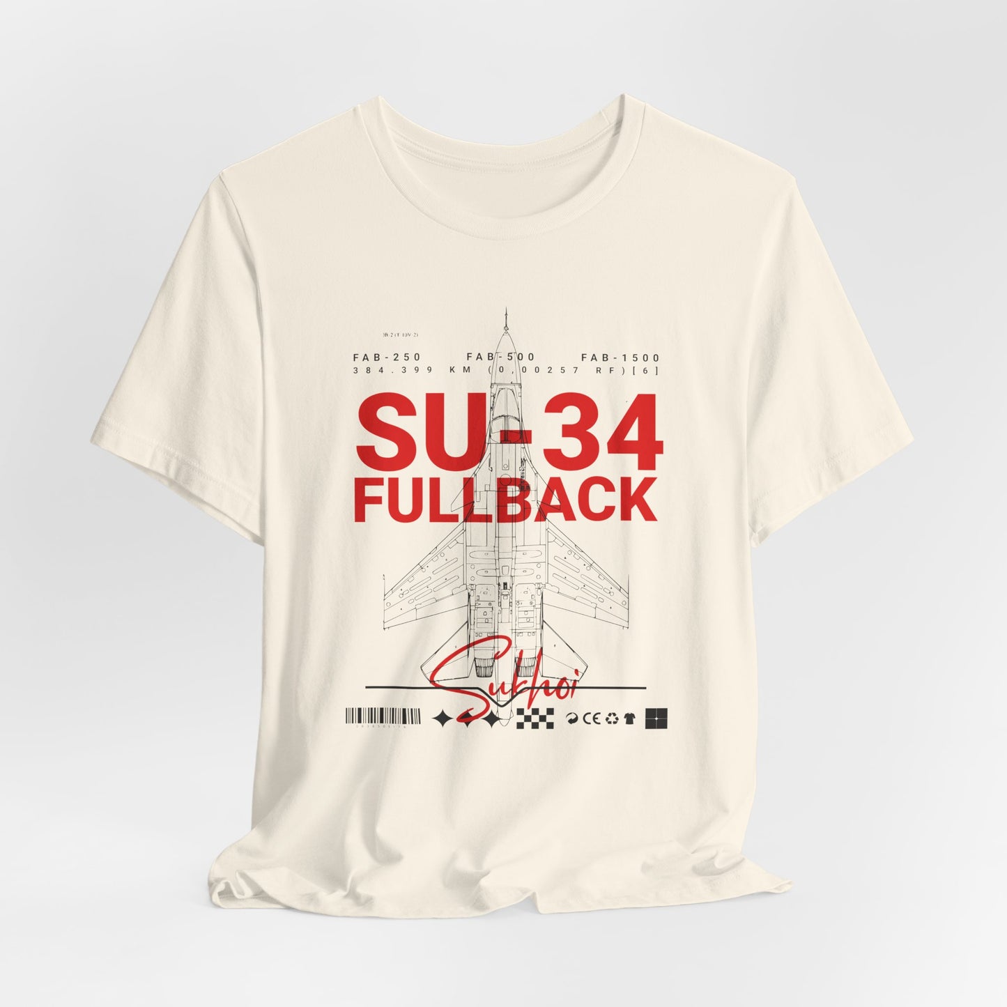 SU-34, Camisetas de fútbol unisex con pantalones cortos