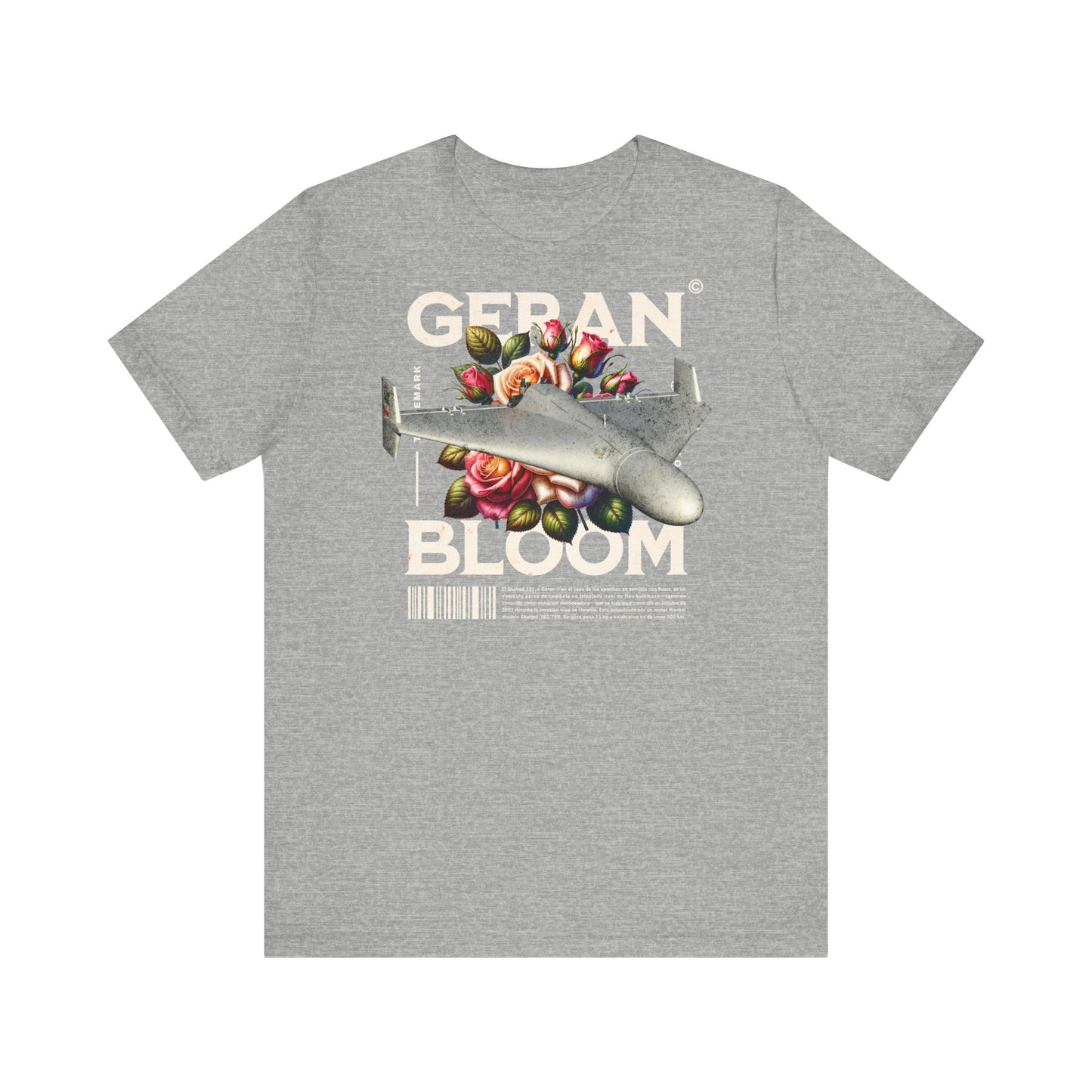 Dron Geran, Camiseta de manga corta de punto unisex