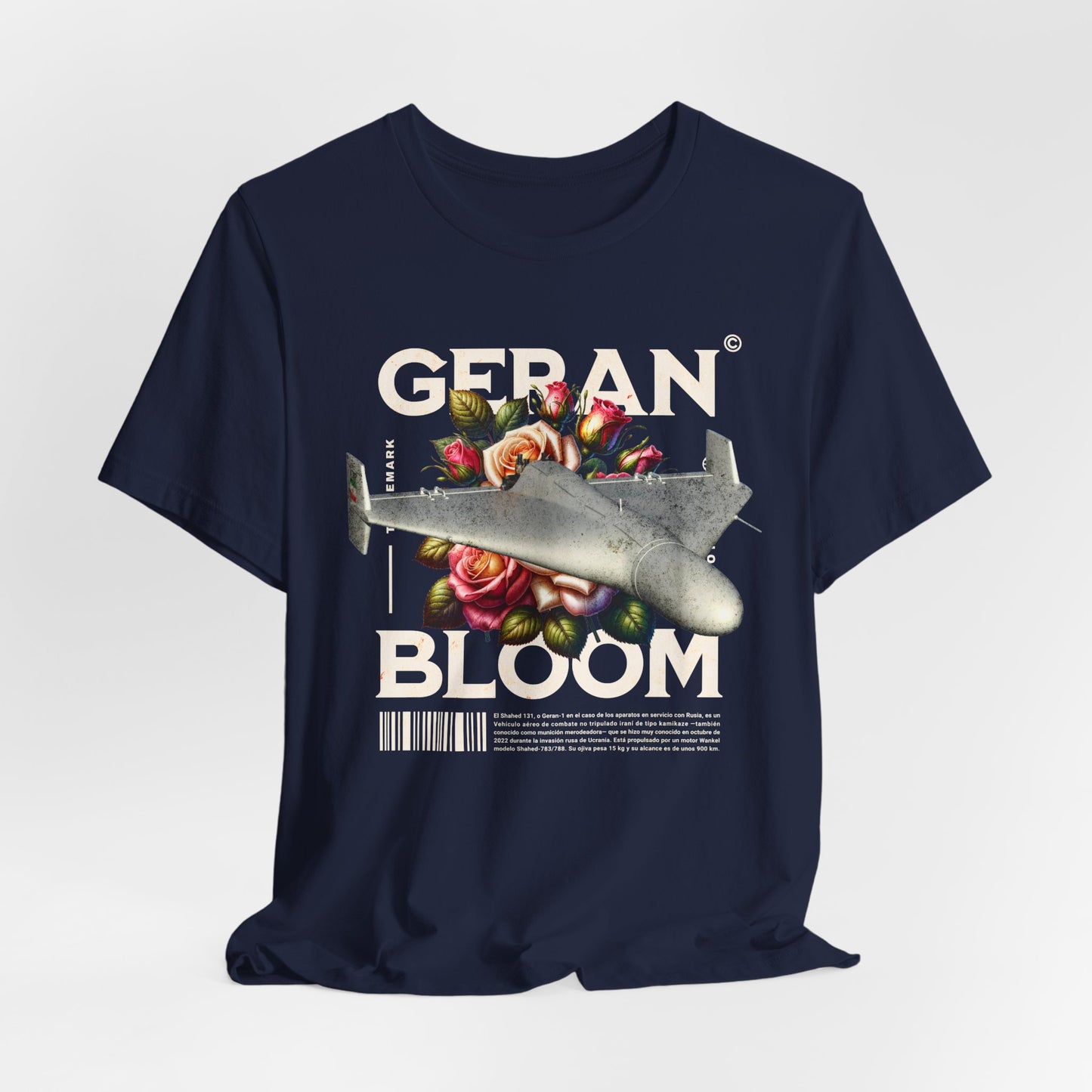 Dron Geran, Camiseta de manga corta de punto unisex