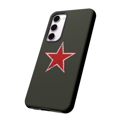 Red star, estuche para celular