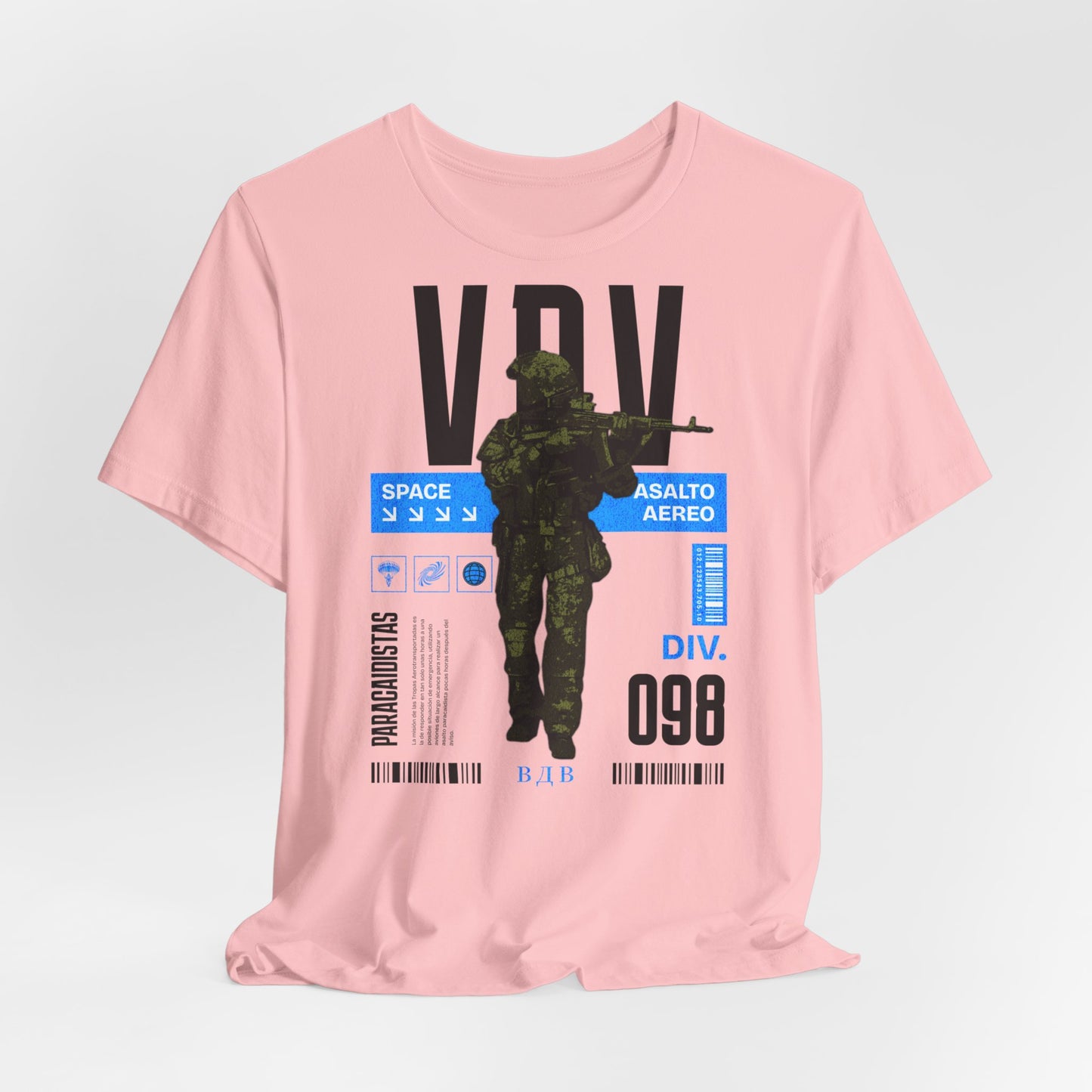 VDV 98th, Camiseta de manga corta de punto unisex