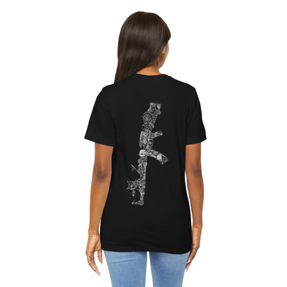 AK, Camiseta de manga corta de punto unisex