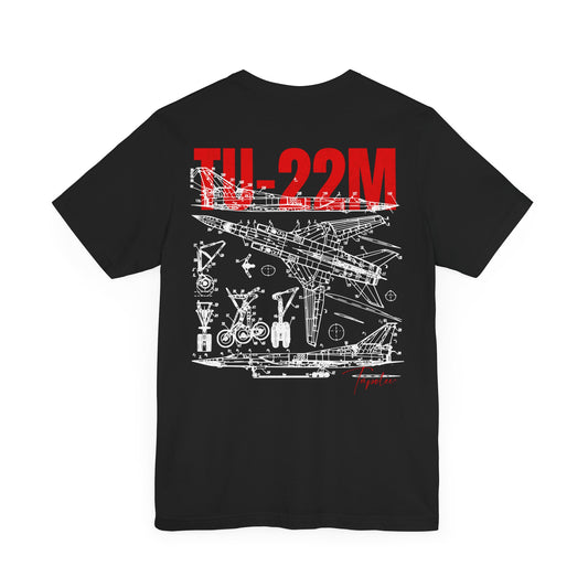 TU-22M, Camiseta de manga corta unisex de jersey