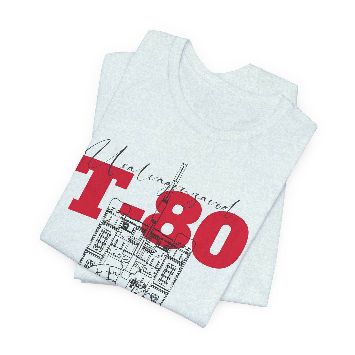 T-80, Camiseta de manga corta de punto unisex