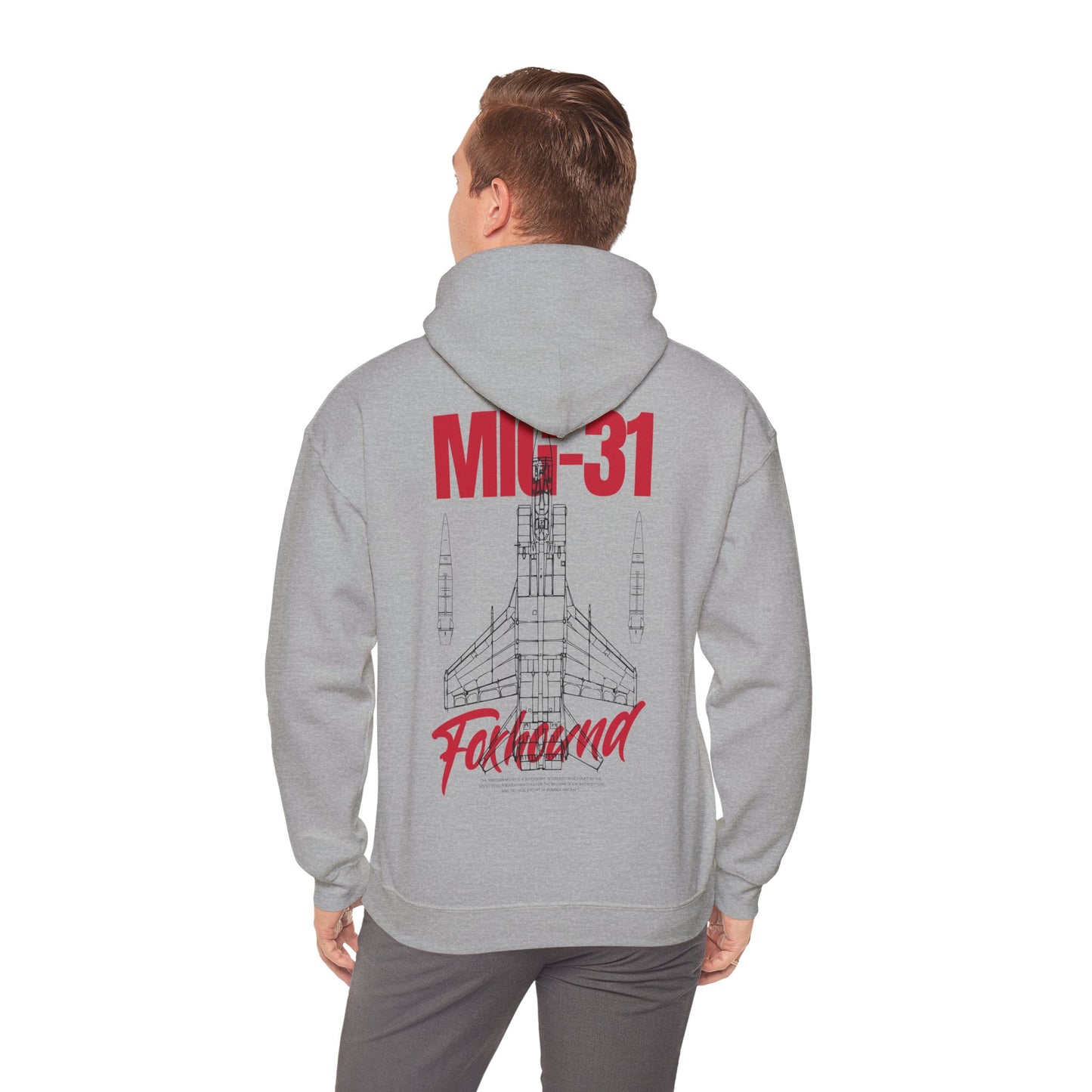 MIG-31, Sudadera unisex con capucha Heavy Blend™