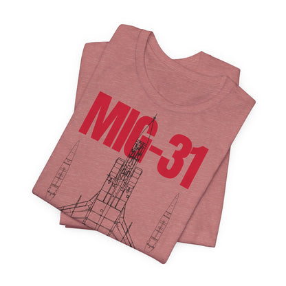 MIG-31, Camiseta de manga corta unisex de jersey